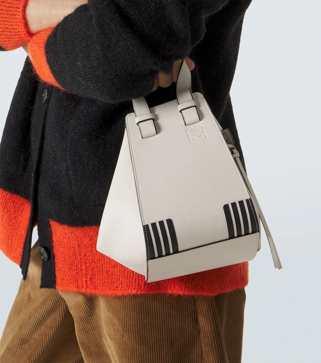 Loewe - x Louis Wain Hammock leather top-handle bag
