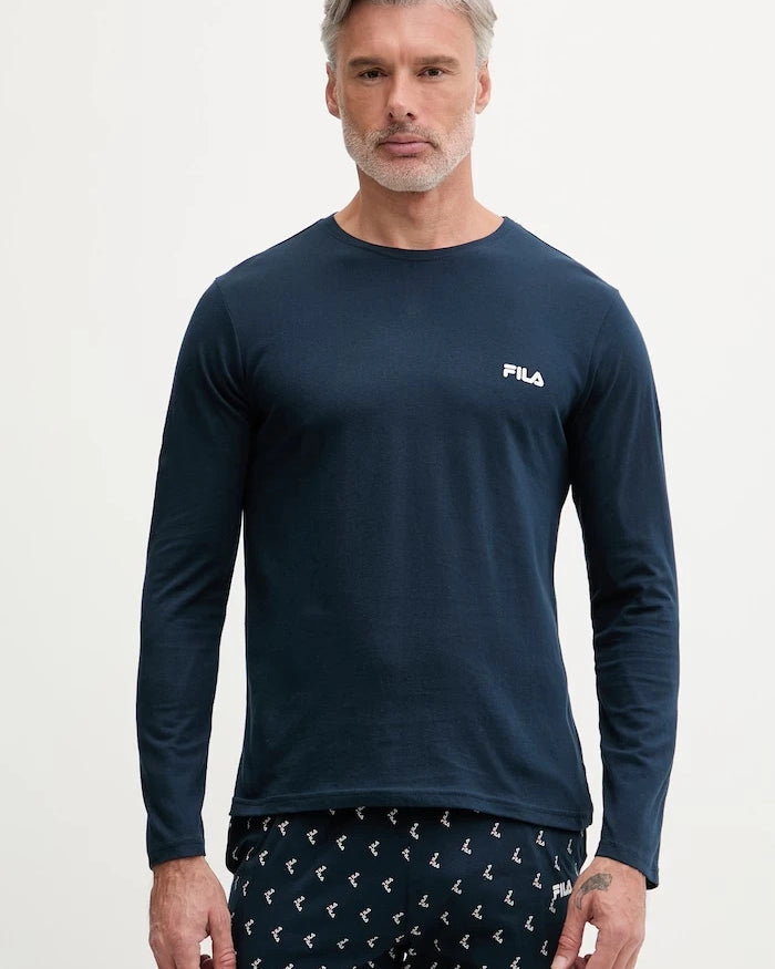 Fila Erkek Pamuklu İki Parçalı Pijama