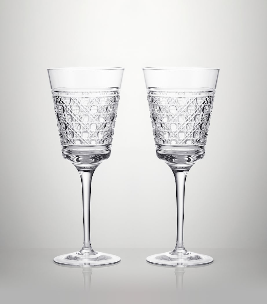 Set of 2 Crystal White Wine Goblets (318ml)