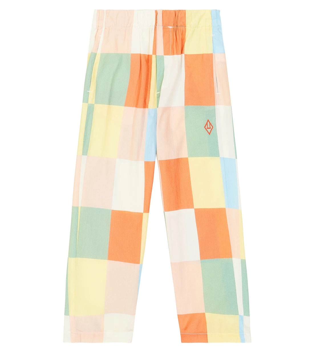 The Animals Observatory - Camel checked cotton pants