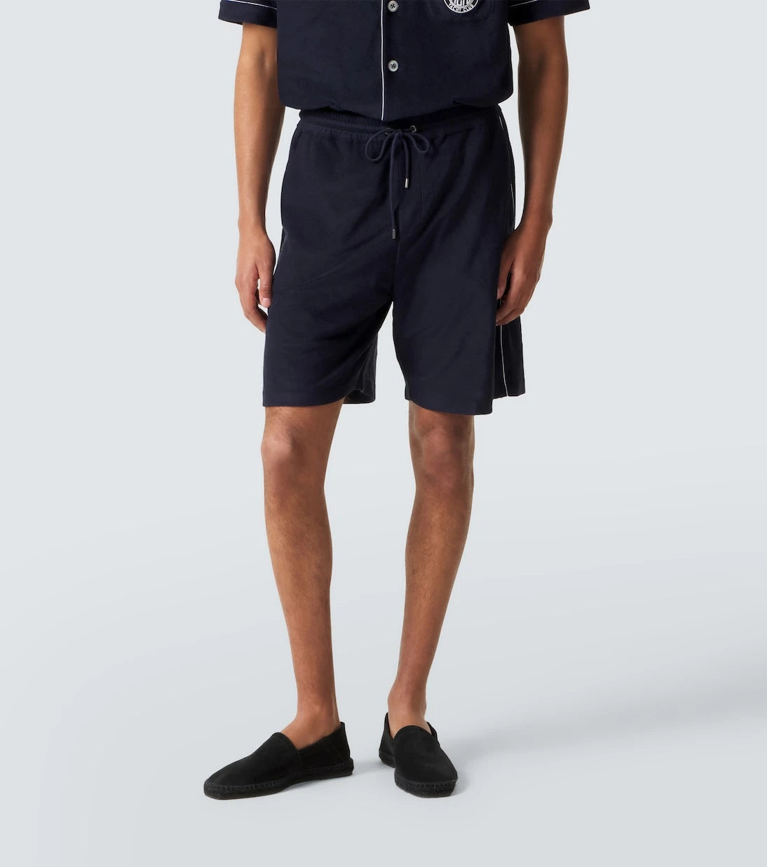 Ralph Lauren Purple Label - شورت من القطن والحرير
