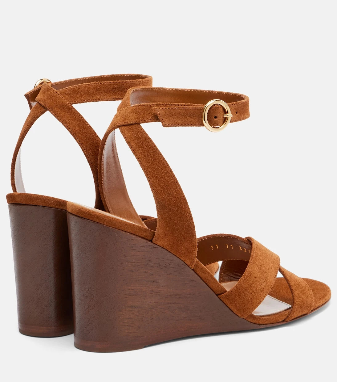 Gianvito Rossi - Ines suede wedge sandals