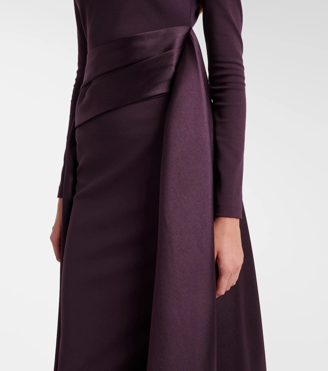 Solace London - Olivia draped gown
