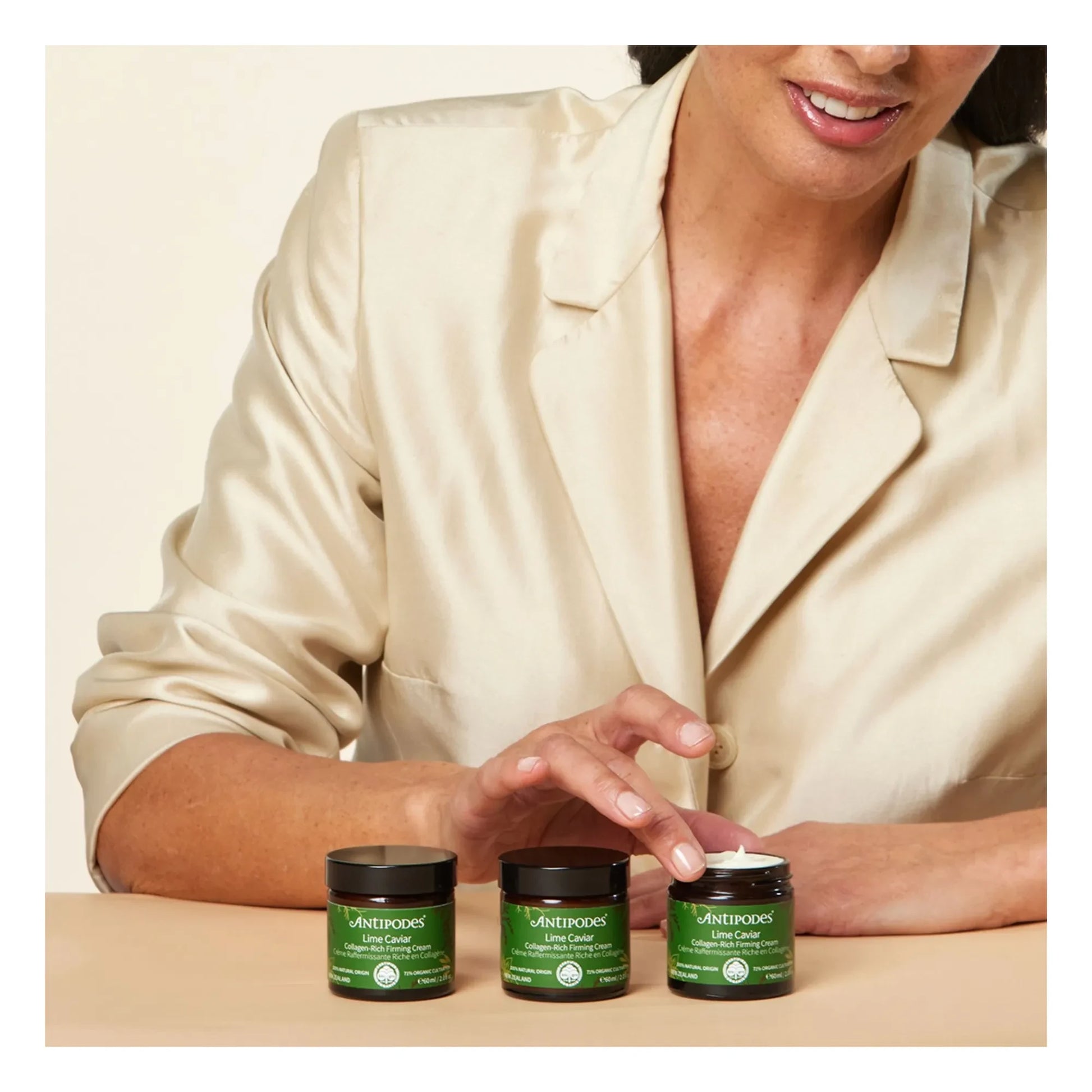 Antipodes - Lime Caviar Collagen Firming Cream - 60 ml