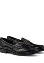 Brushed Leather Loafers