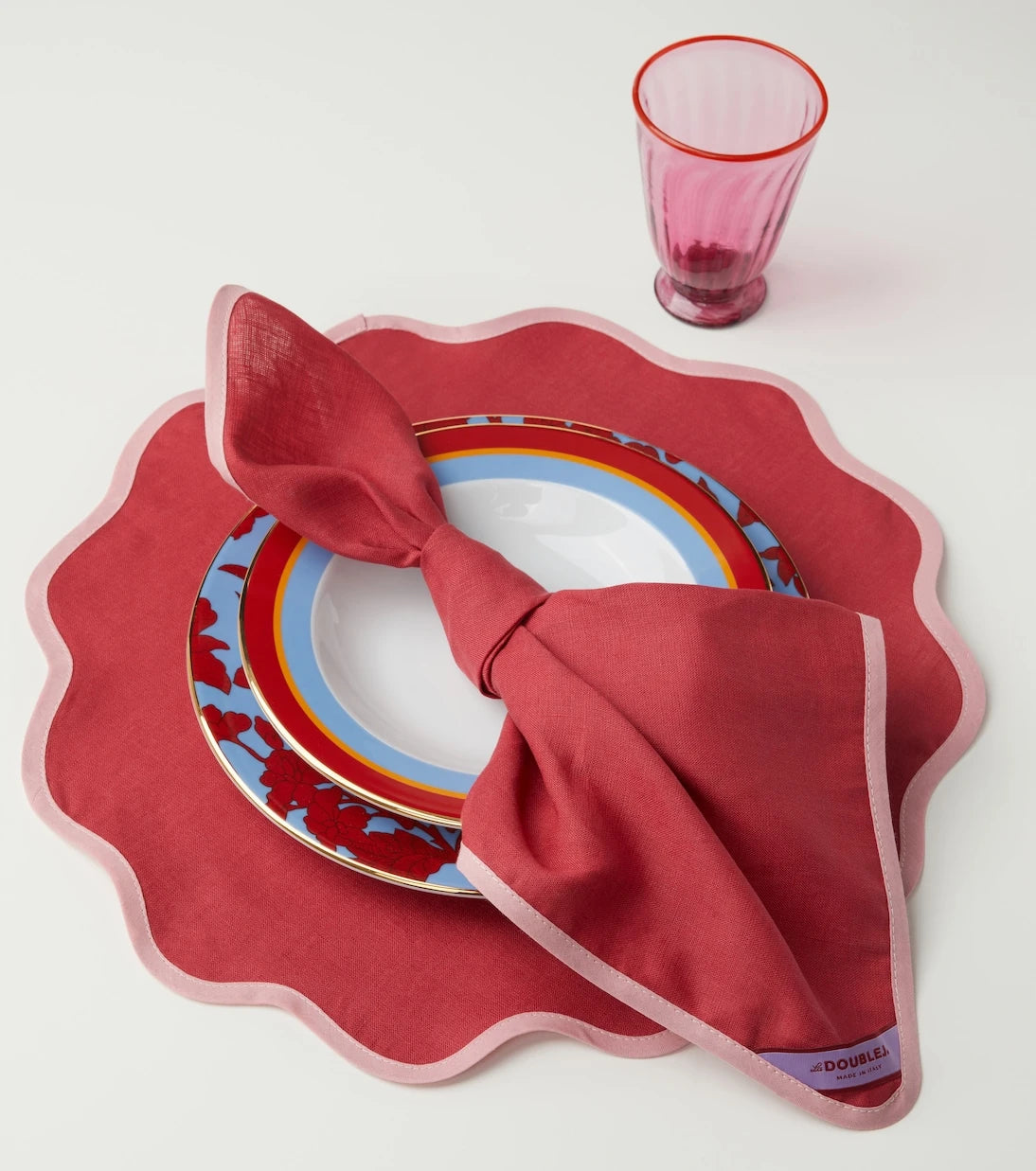 La DoubleJ - Rainbow Vino Cloud set of 2 placemats