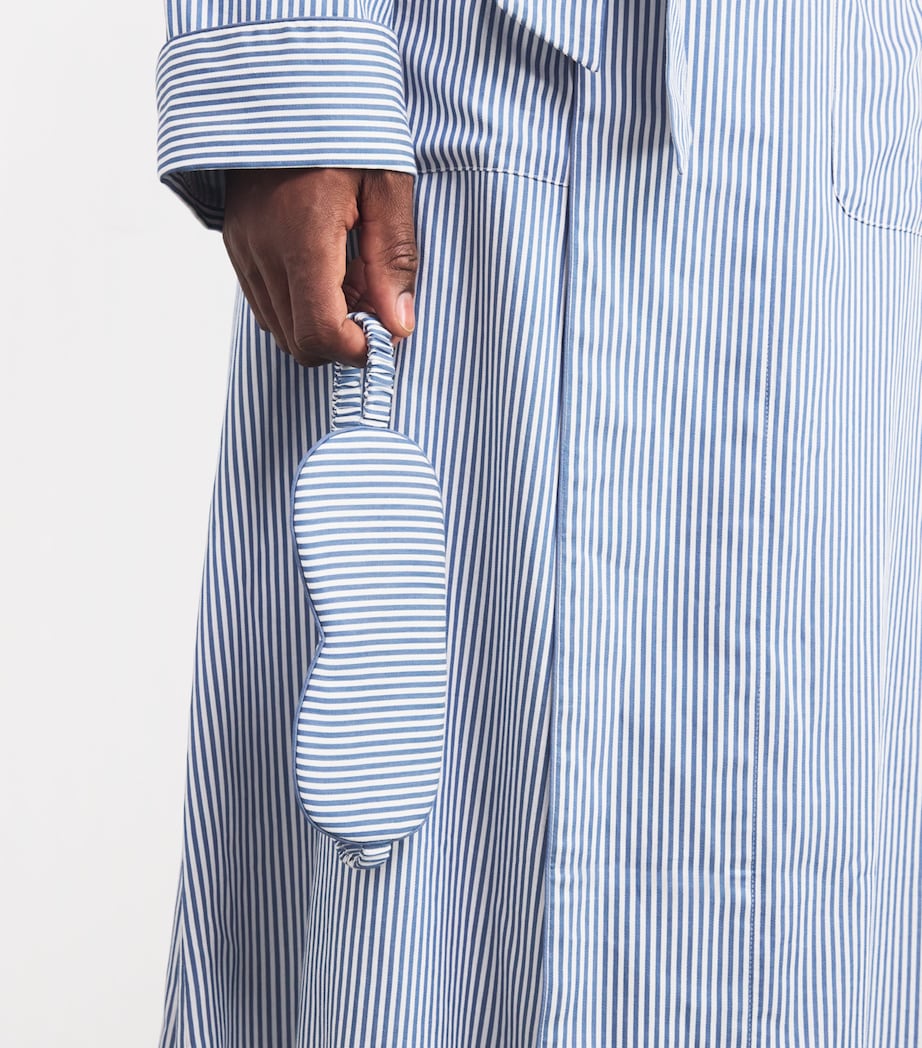Cotton Striped Sleep Mask