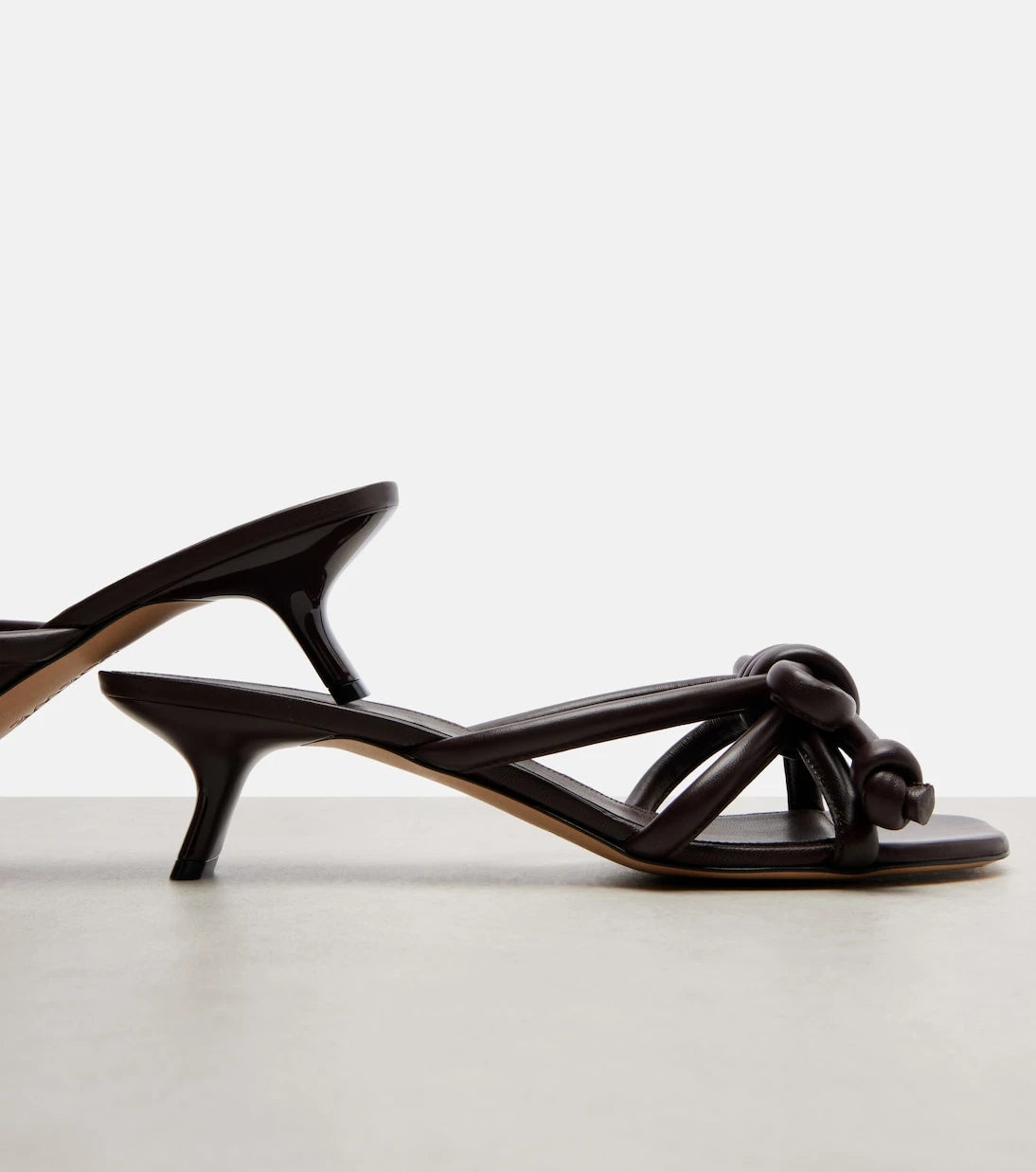 Loewe - Flamenco 45 leather mules