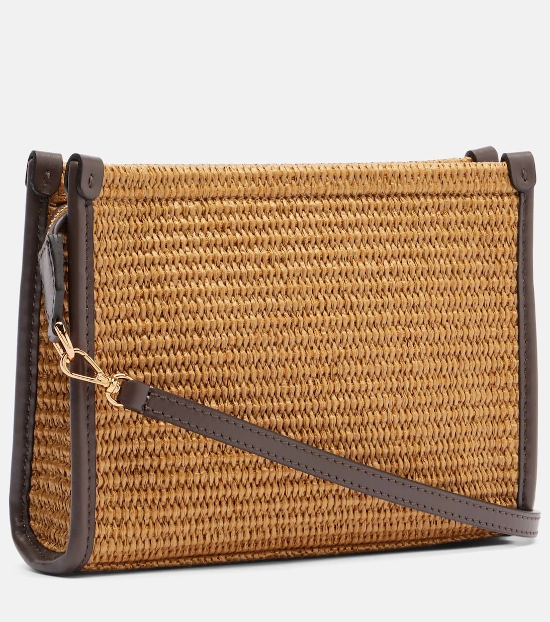 Etro - Floral raffia shoulder bag