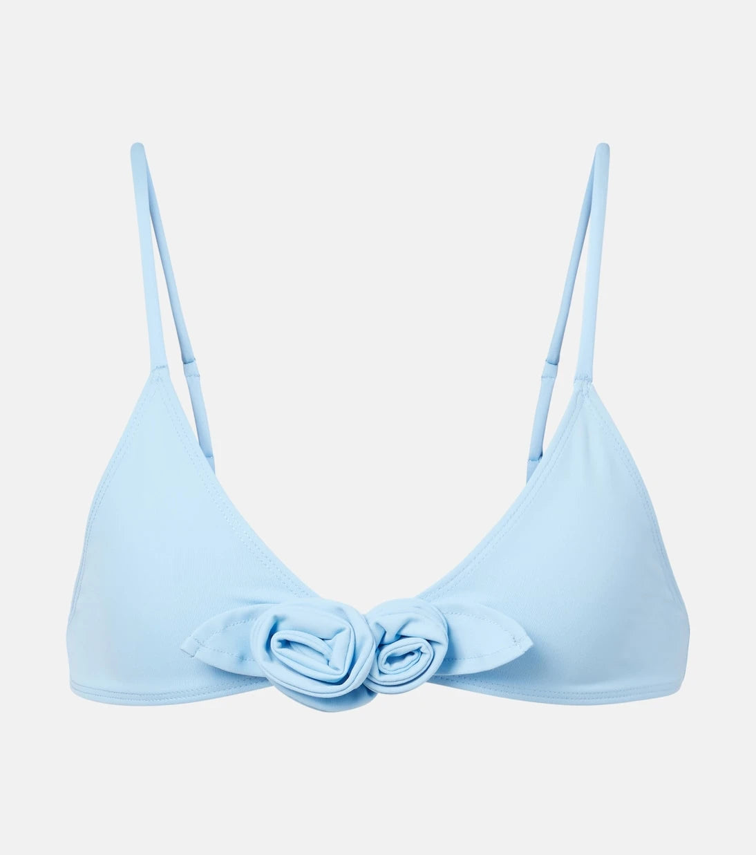 Coperni - Floral-appliqué bikini top