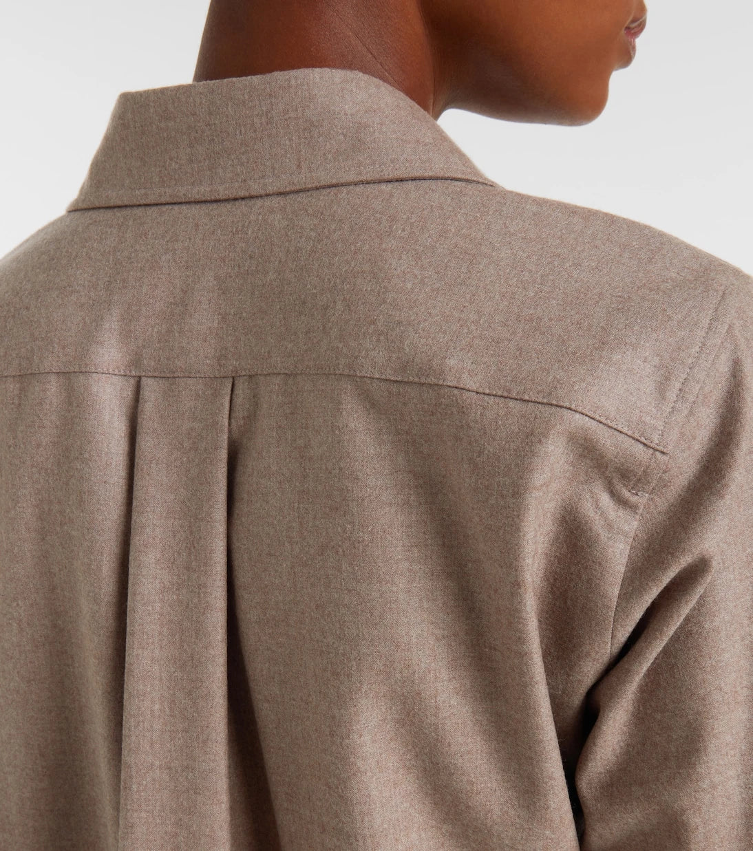 Max Mara - Tebaide cashmere-blend shirt
