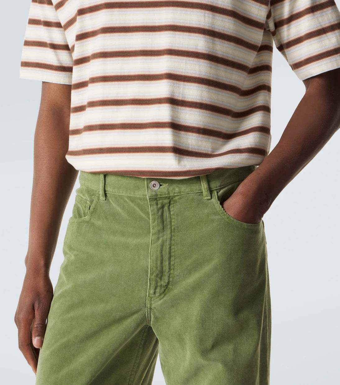 Auralee - Cotton corduroy straight pants