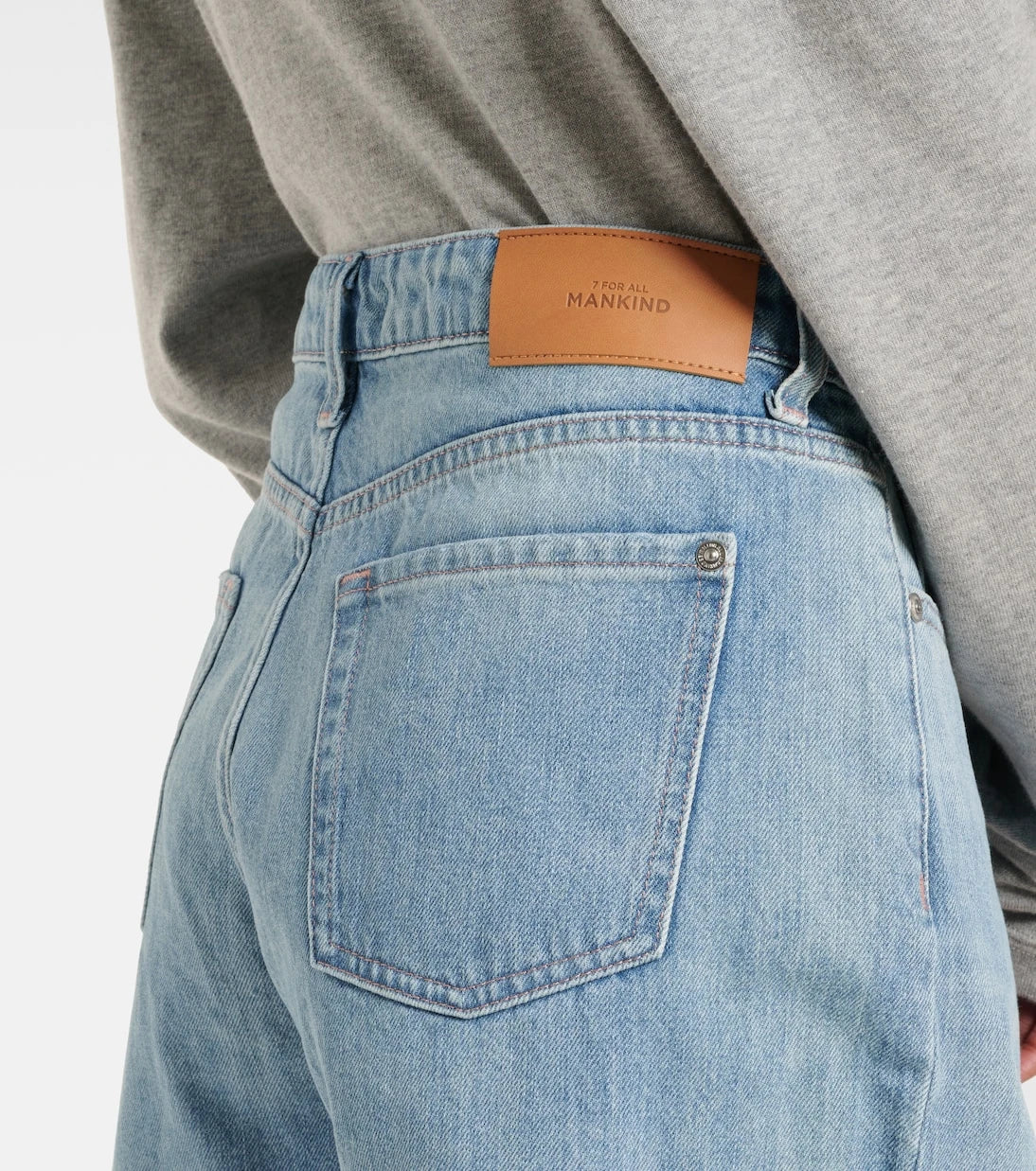 شورت دينم مونرو distressed من 7 فور أول مانكايند