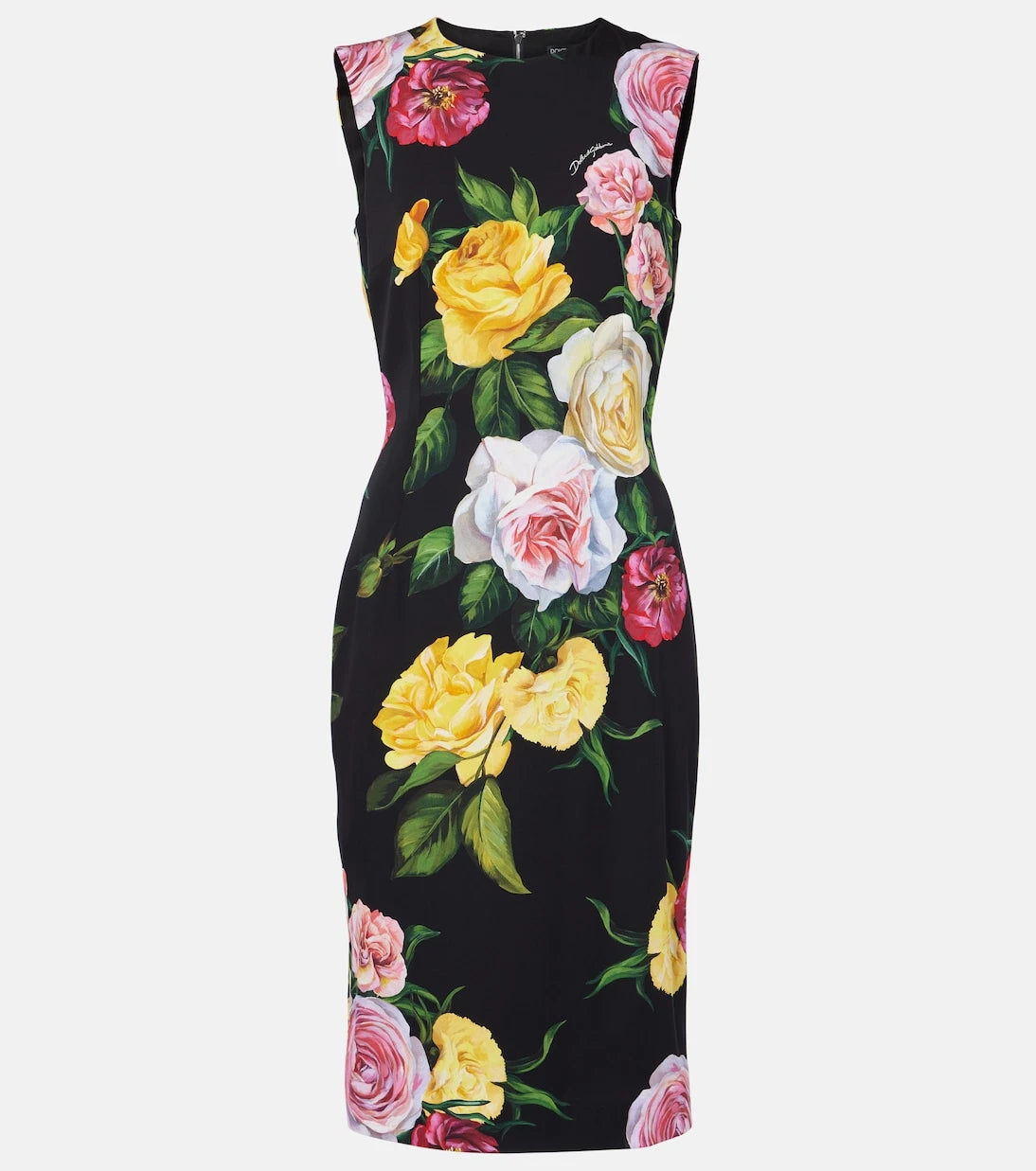 Dolce&Gabbana - Floral silk-blend midi dress