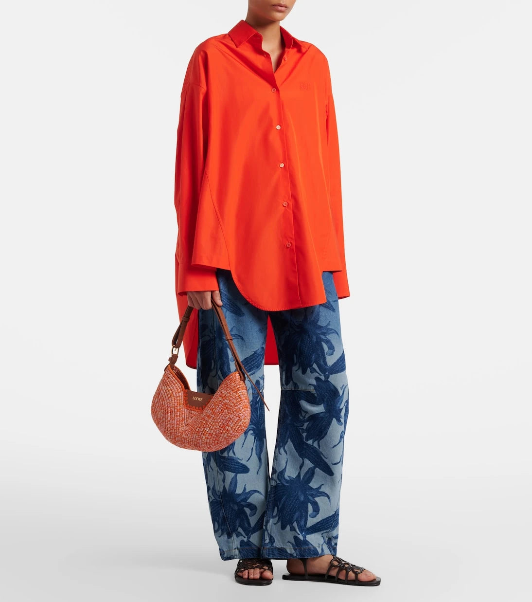 Loewe - Paula's Ibiza Swim Medium raffia shoulder bag
