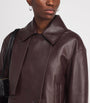 Red Blaise Leather Jacket