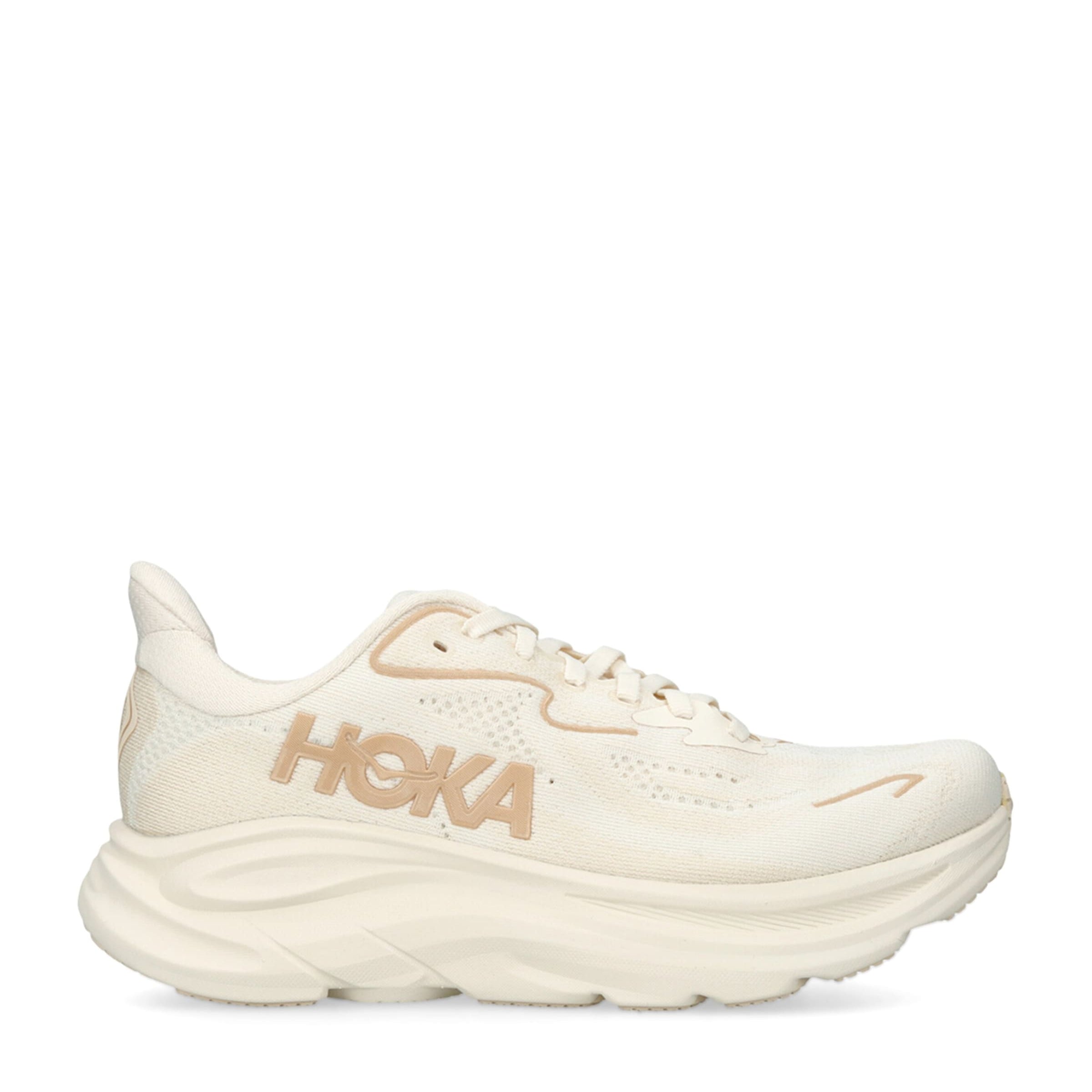 Beige Clifton 10 Trainers