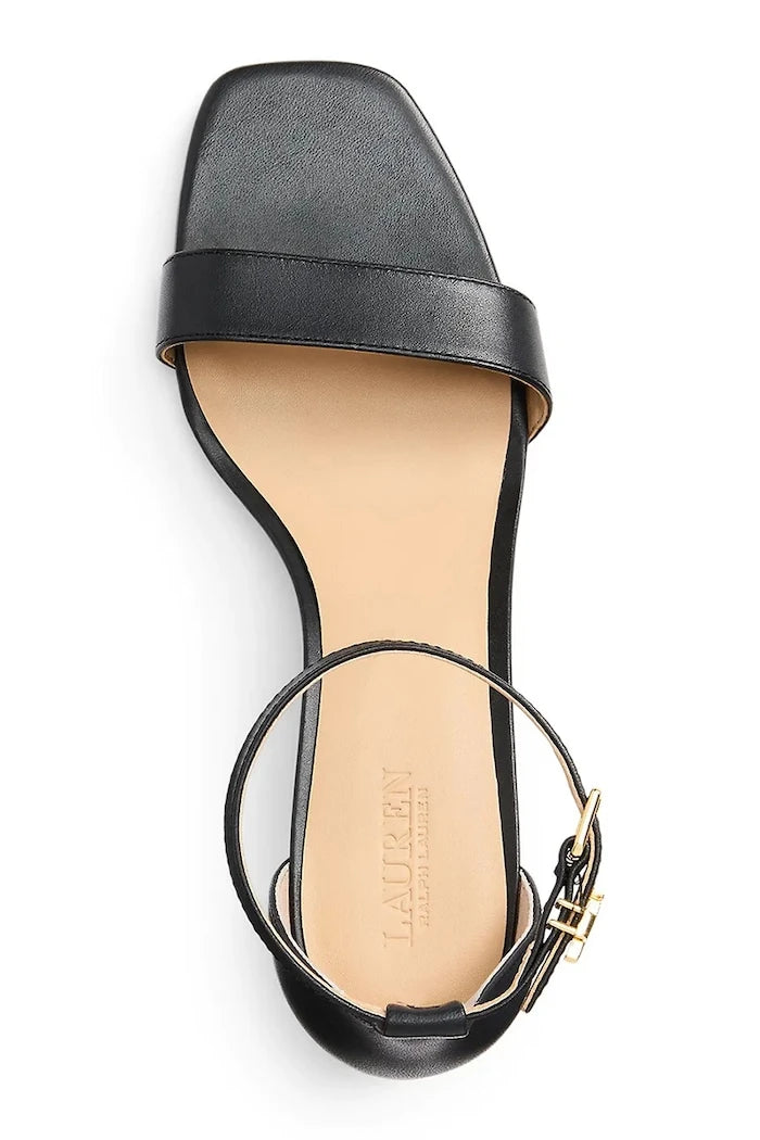 Кожени сандали Lauren Ralph Lauren Logan