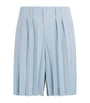 Pleated Edge Ensemble Shorts