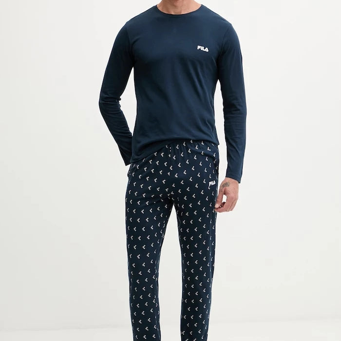 Fila Erkek Pamuklu İki Parçalı Pijama
