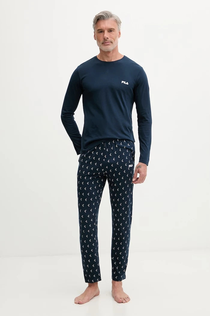 Fila Erkek Pamuklu İki Parçalı Pijama