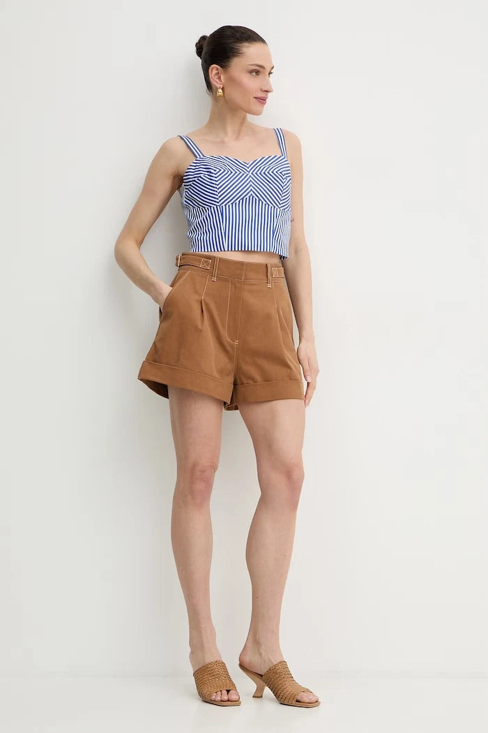 Guess kadın pamuklu crop top TECLA