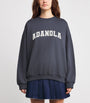 Adanola Navy Oversized Varsity Sweatshirt