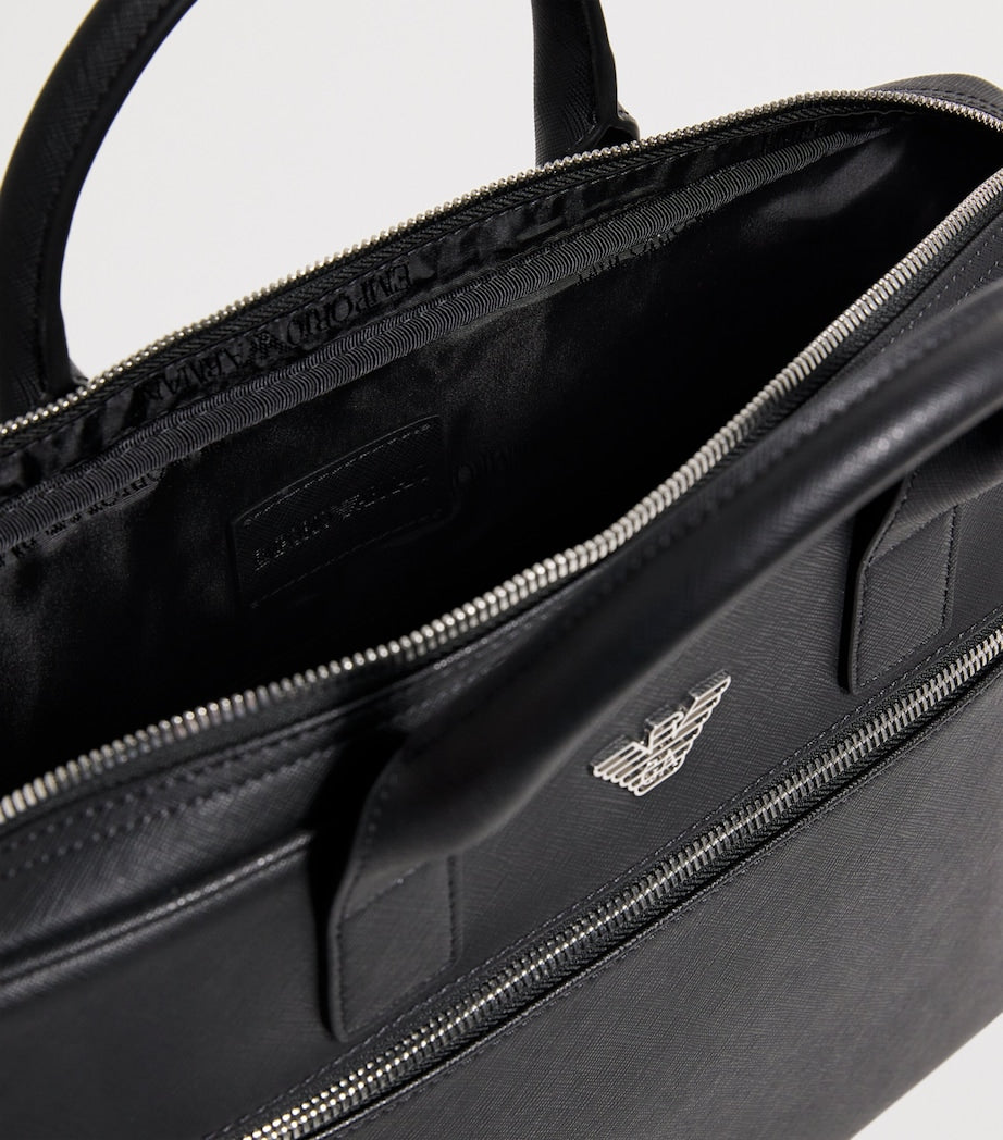Emporio Armani Leather Briefcase