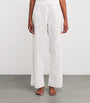 Desmond & Dempsey Ivory Floral Jacquard Pyjama Trousers