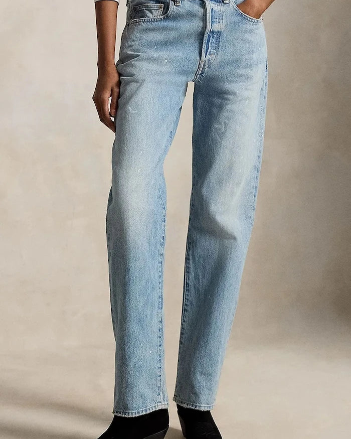 Polo Ralph Lauren relaxed fit kadın kot pantolon