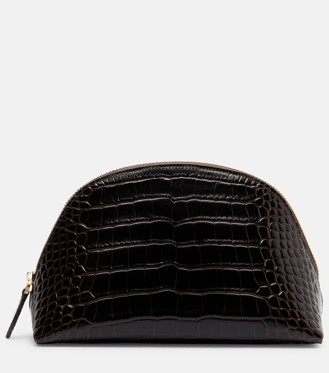 Toteme - Small croc-effect leather pouch