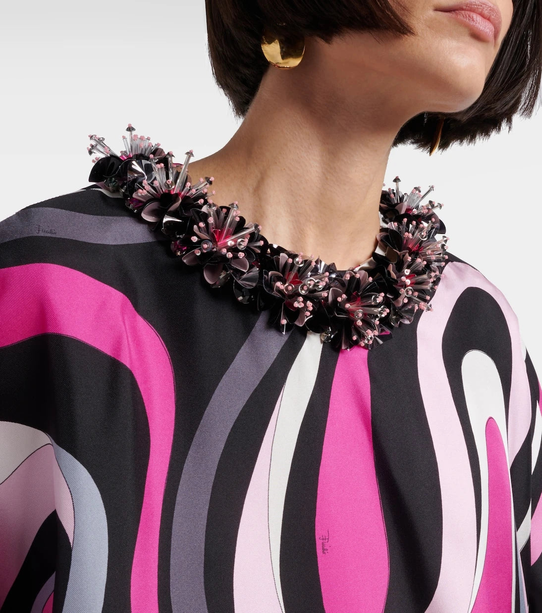 Pucci - Marmo silk twill kaftan
