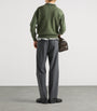 Green Re-Cashmere Crewneck Sweater