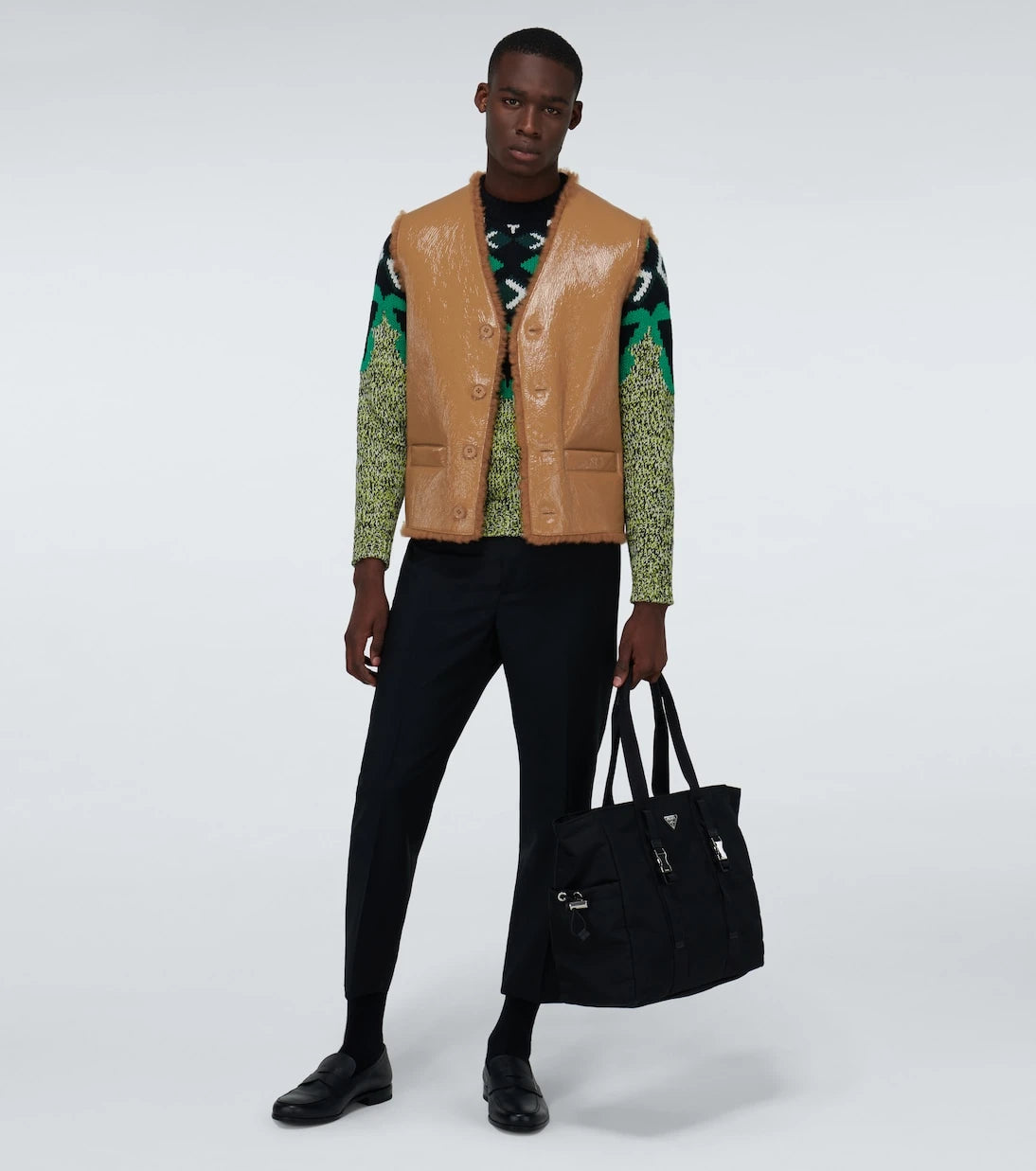Prada - Shearling vest