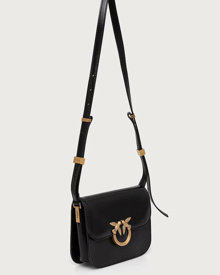Pinko kadın deri crossbody çanta