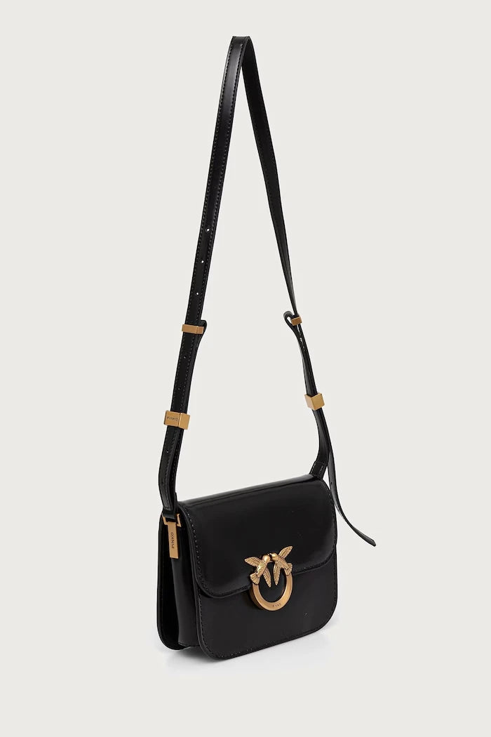 Pinko kadın deri crossbody çanta