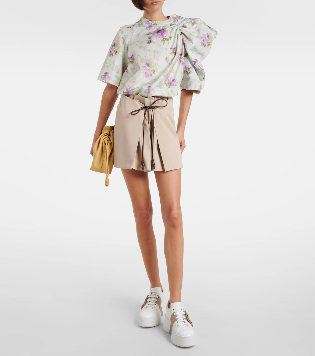 Roger Vivier - Viv' Skate embellished leather sneakers