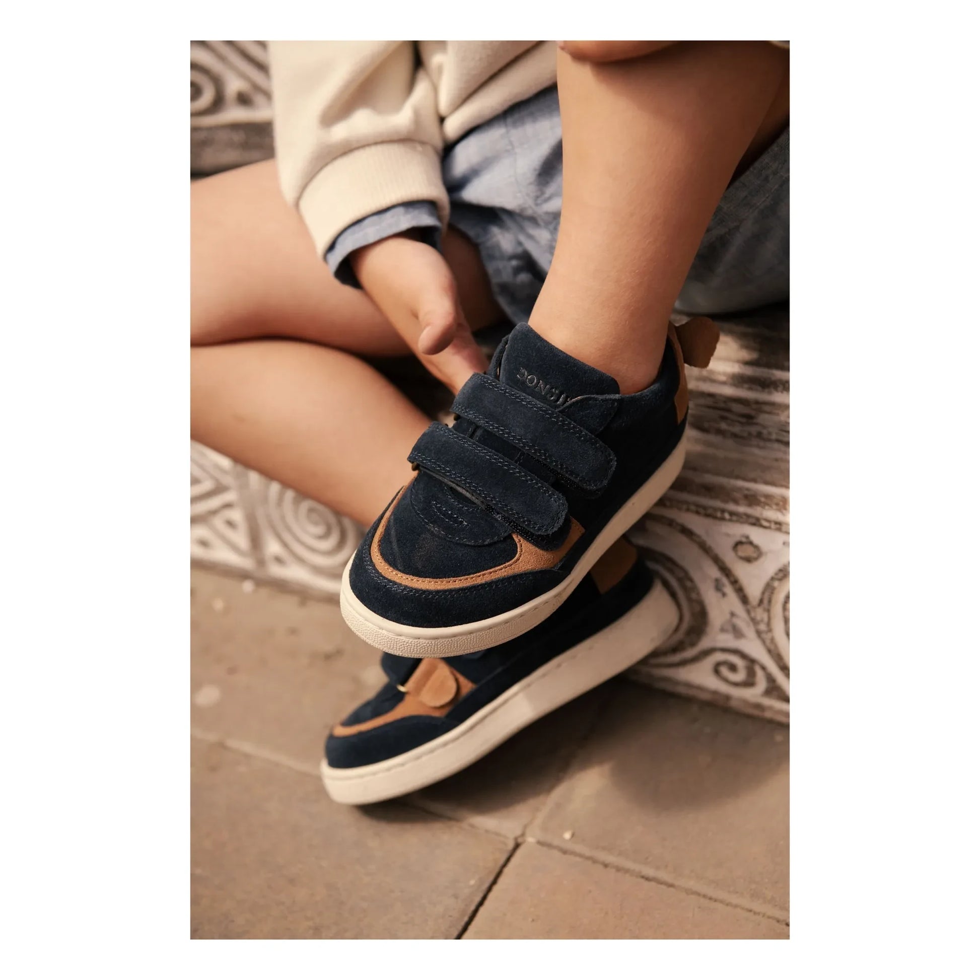 Donsje - Rinou Koala Suede Scratch Sneakers | Midnight blue