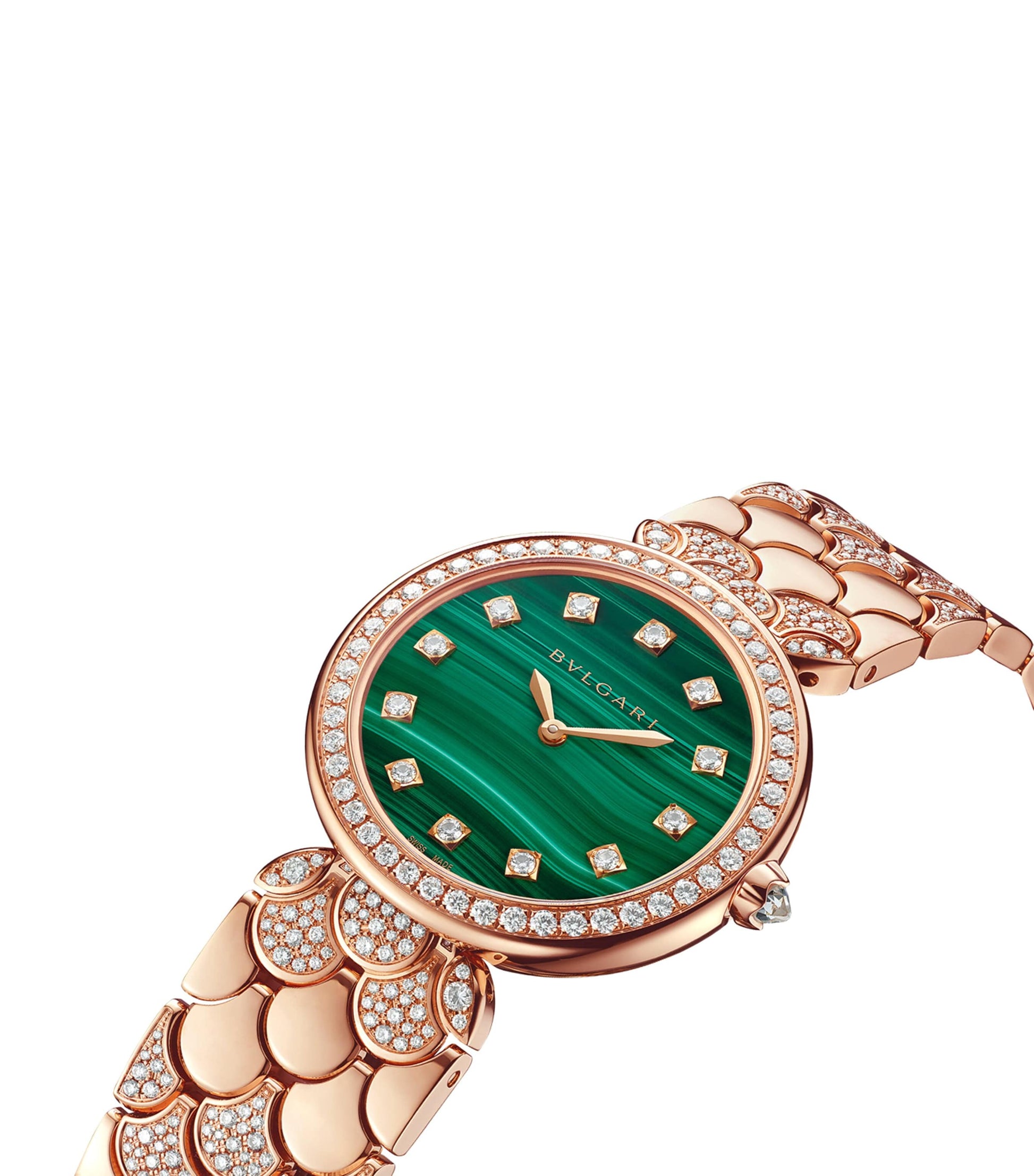 Bvlgari Rose Gold and Diamond Divas' Dream Watch 33mm