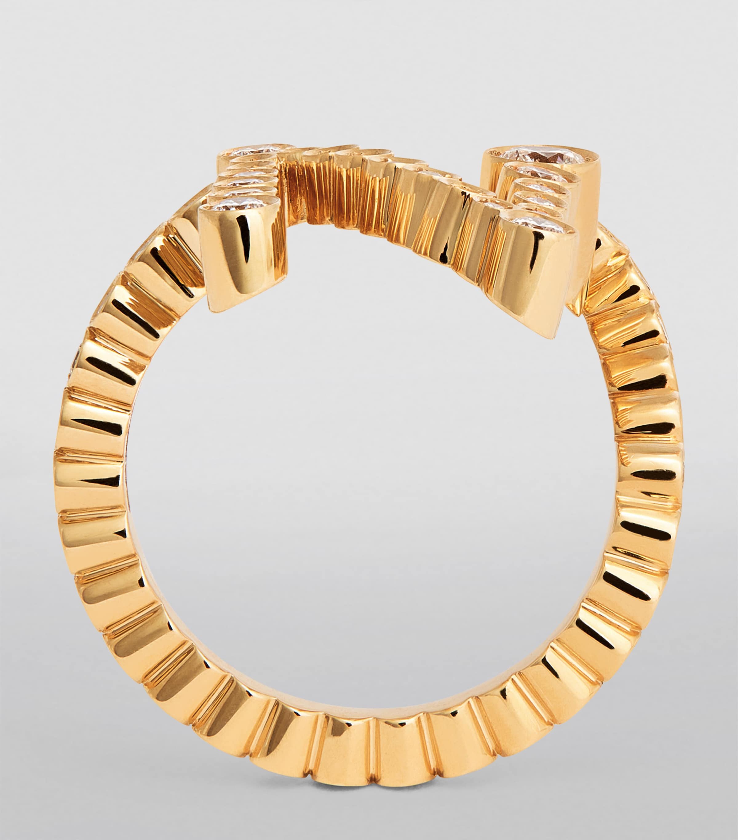 Yellow Gold and Diamond Ensemble ‘N’ Ring