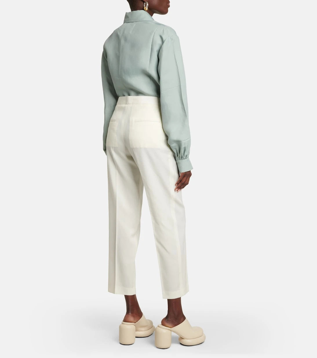 Jil Sander - Düz kesim yün pantolon