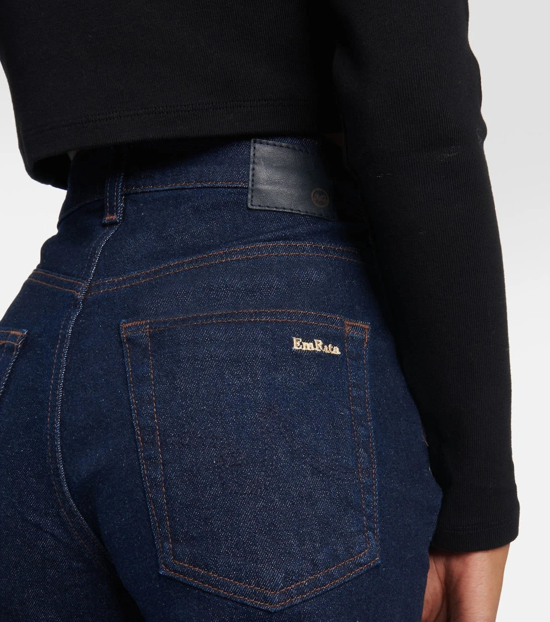 AG Jeans - x EmRata Alexxis straight jeans