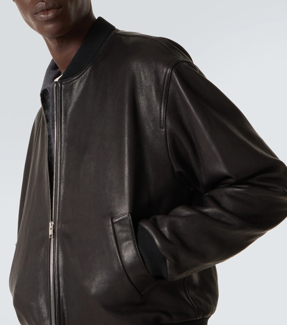 Frame - Leather bomber jacket