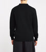 Comme Des Garçons Play Black Wool Heart Cardigan