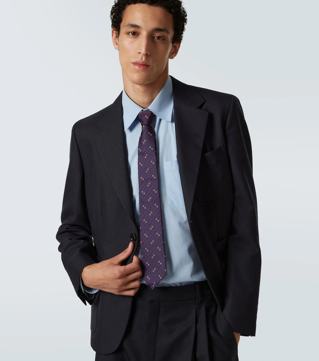 Gucci - GG silk jacquard tie