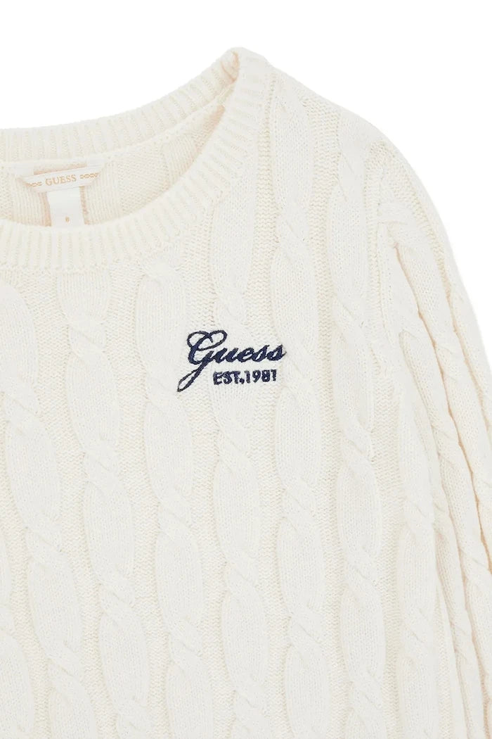 Guess çocuklar için yün katkılı kazak