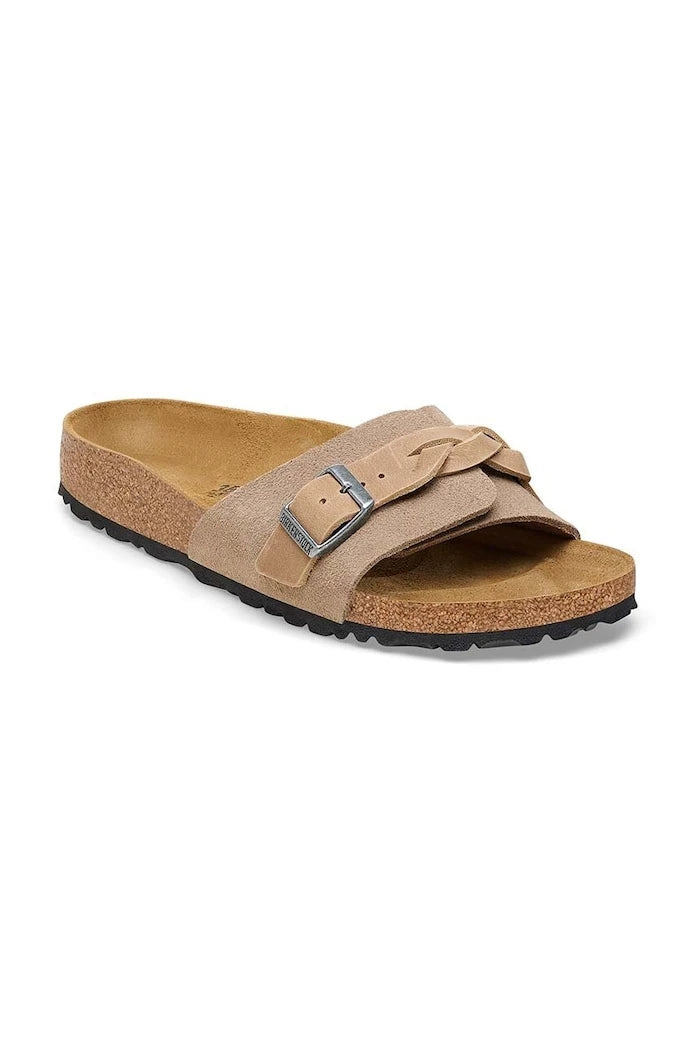 Велурени чехли Birkenstock Oita