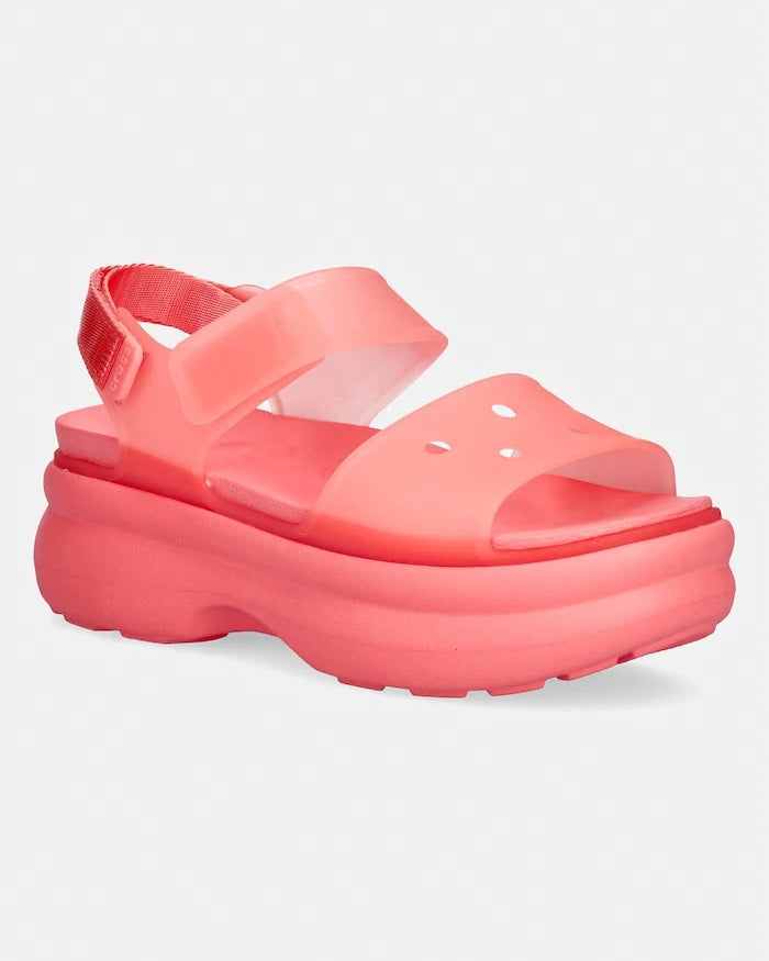 Crocs Kadın Platform Sandalet Soho Frosted Y Strap Sandal