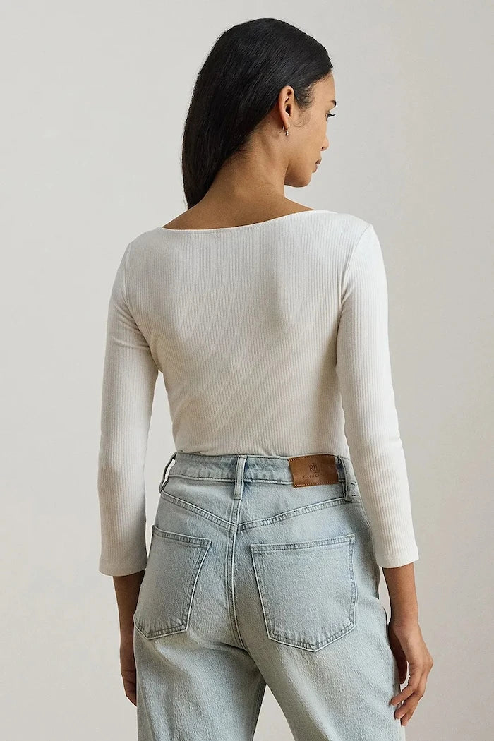 Lauren Ralph Lauren uzun kollu kadın bluzu modal