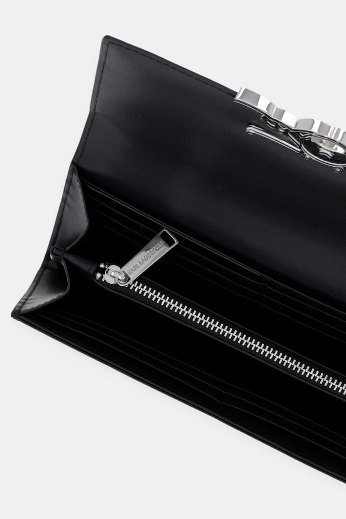 Karl Lagerfeld портфейл дамски от кожа K/SIGNATURE